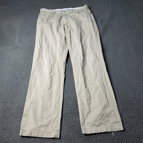 Polo Ralph Lauren Chino Khaki Pants Mens Size 32 x31 Cream Tan Classic Fit